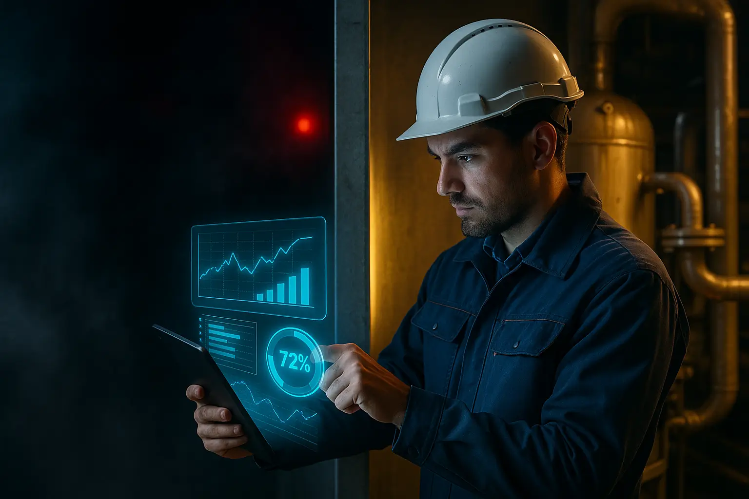 контроль параметров через AR интерфейс